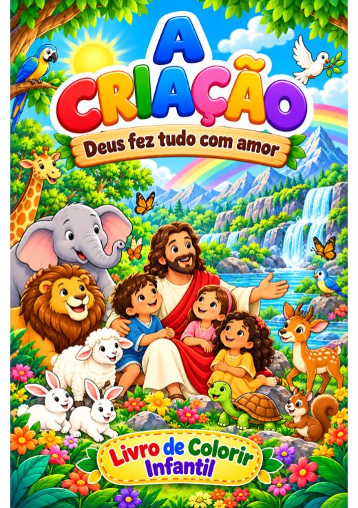 Capa de A Criação — Deus fez tudo com amor